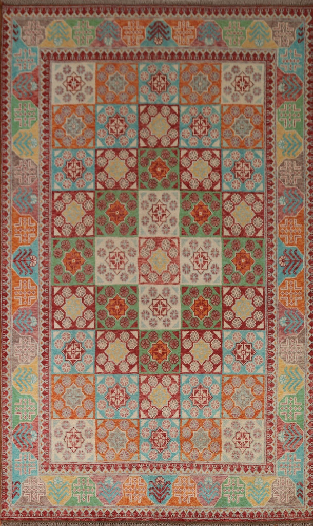 Geometric Oushak Oriental Area Rug 7x10