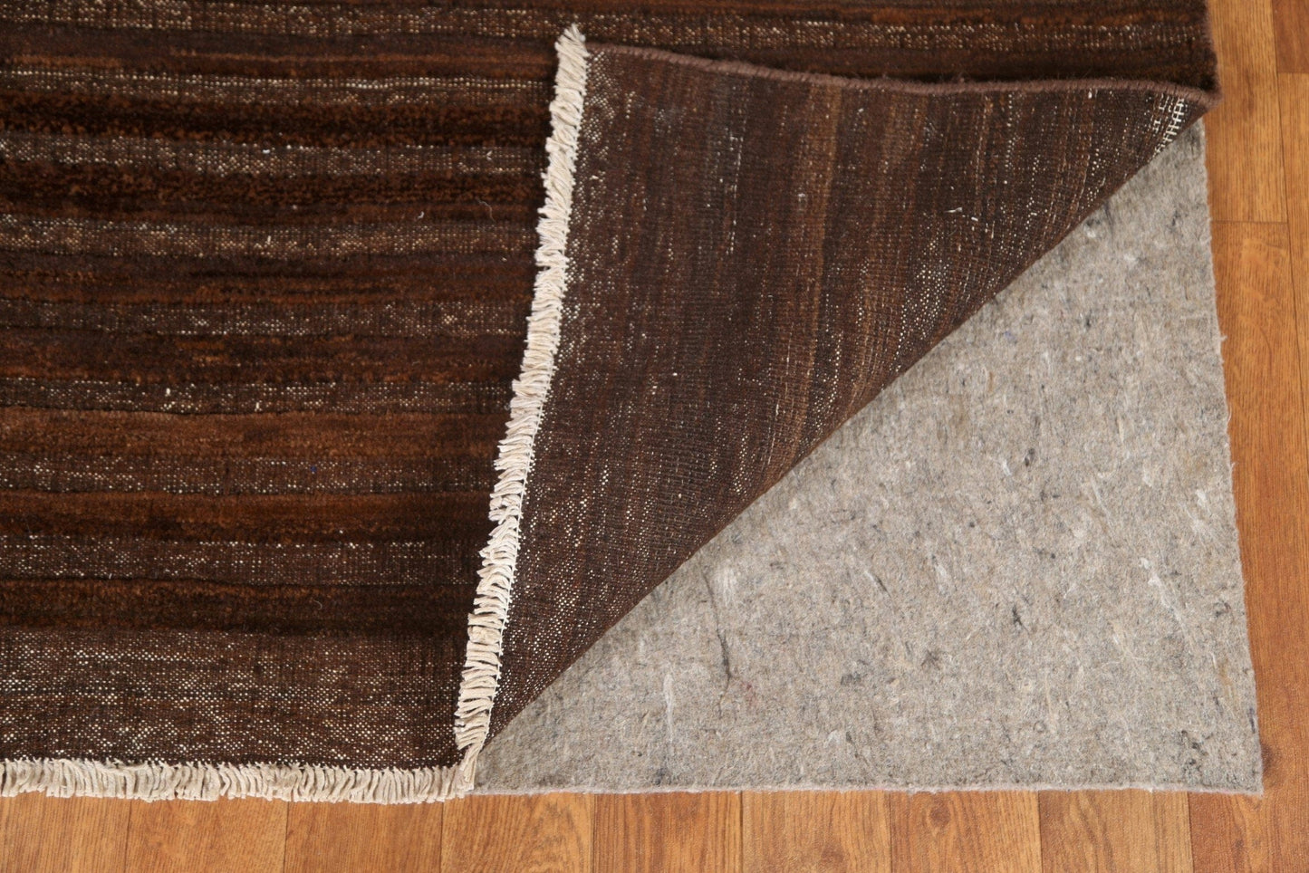 Dark Brown Gabbeh Kashkoli Wool Area Rug 7x9