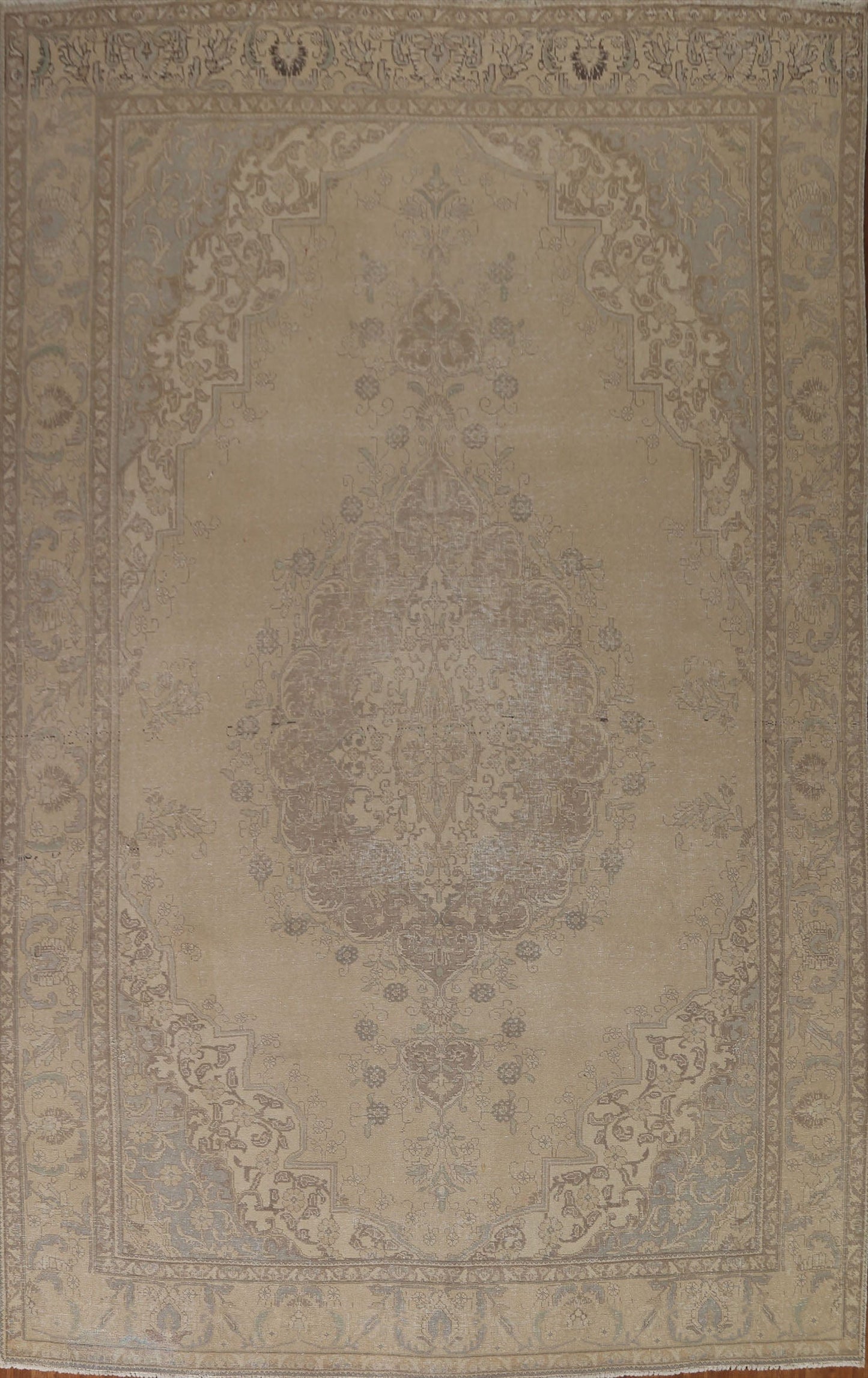 Distressed Tabriz Persian Area Rug 9x13