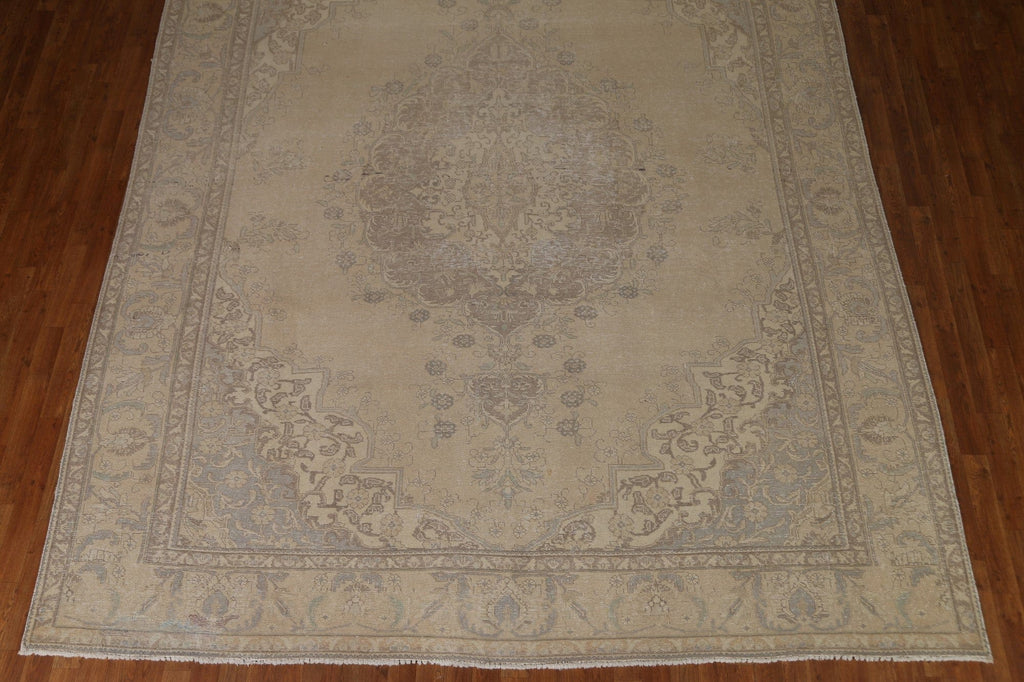 Distressed Tabriz Persian Area Rug 9x13