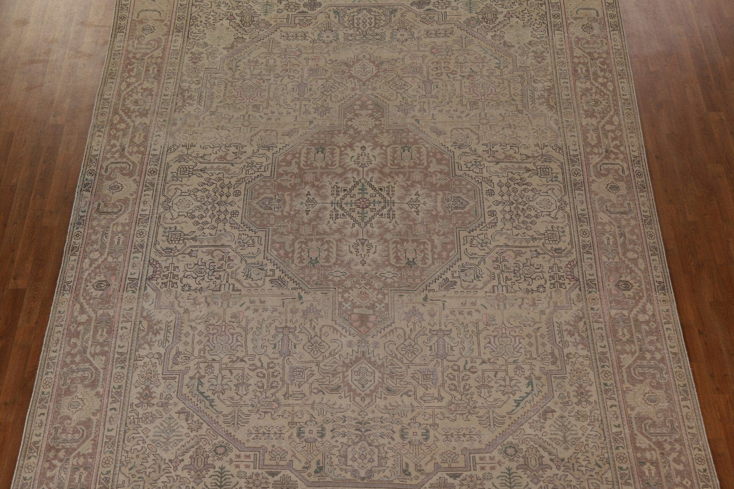 Distressed Tabriz Persian Area Rug 10x12