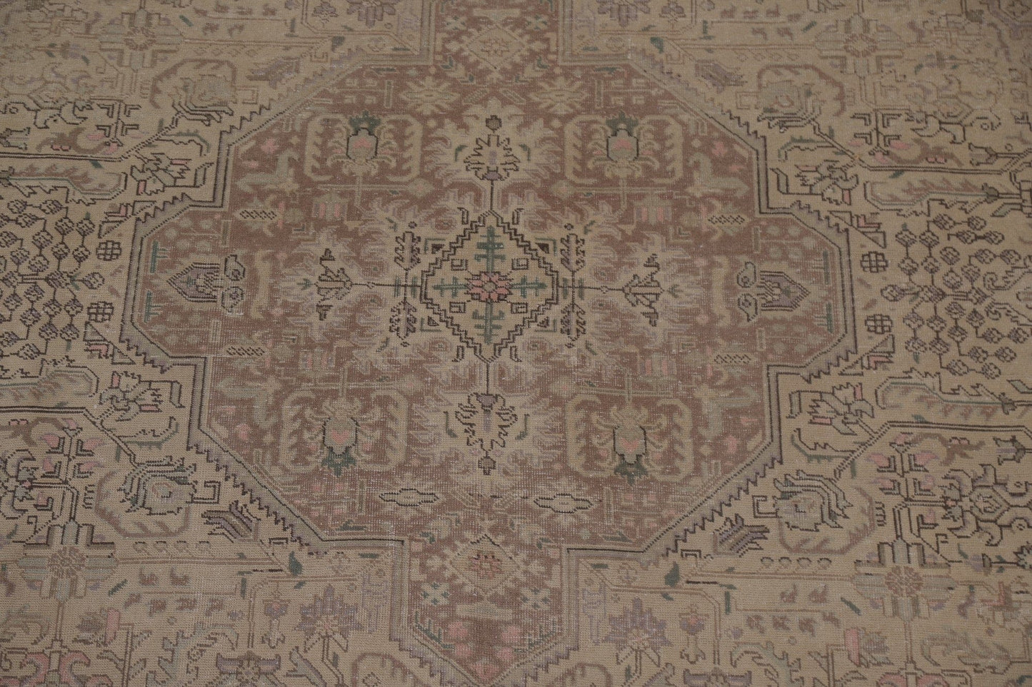 Distressed Tabriz Persian Area Rug 10x12