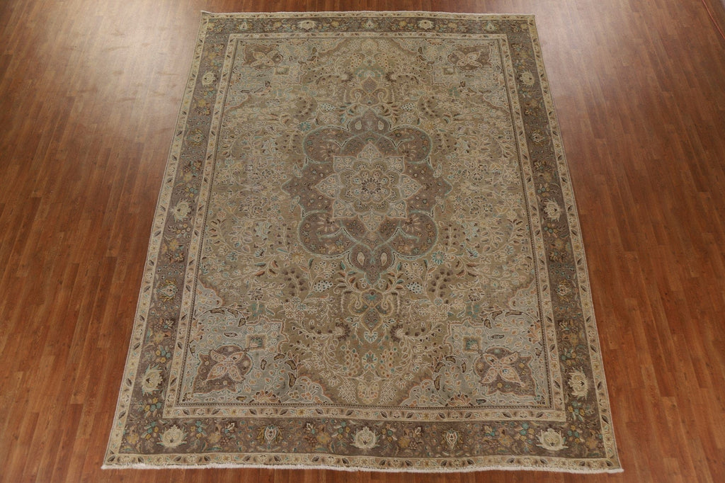 Vintage Tabriz Persian Area Rug 10x13