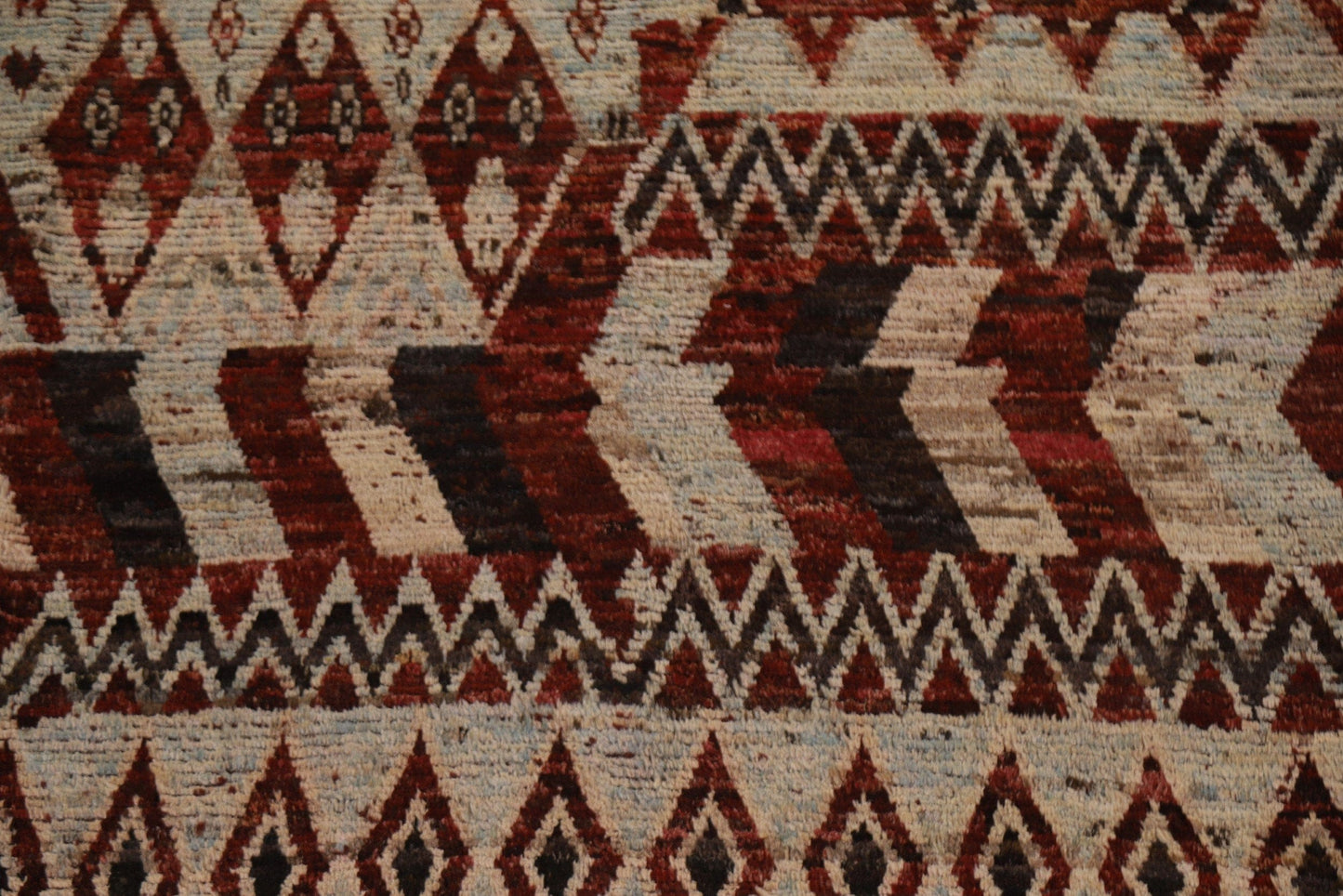 Tribal Moroccan Wool Area Rug 9x12