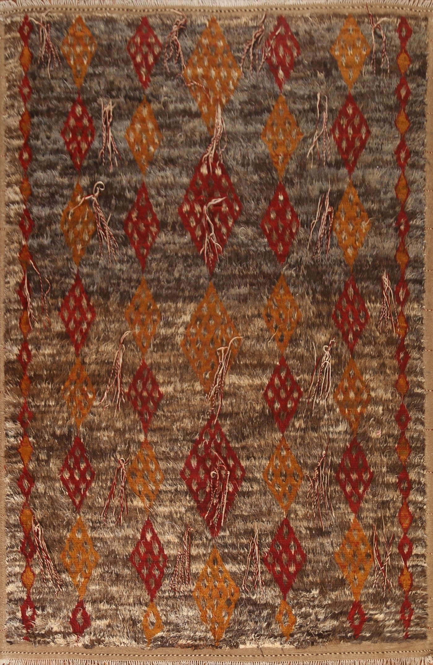 Tribal Moroccan Berber Wool Area Rug 8x10