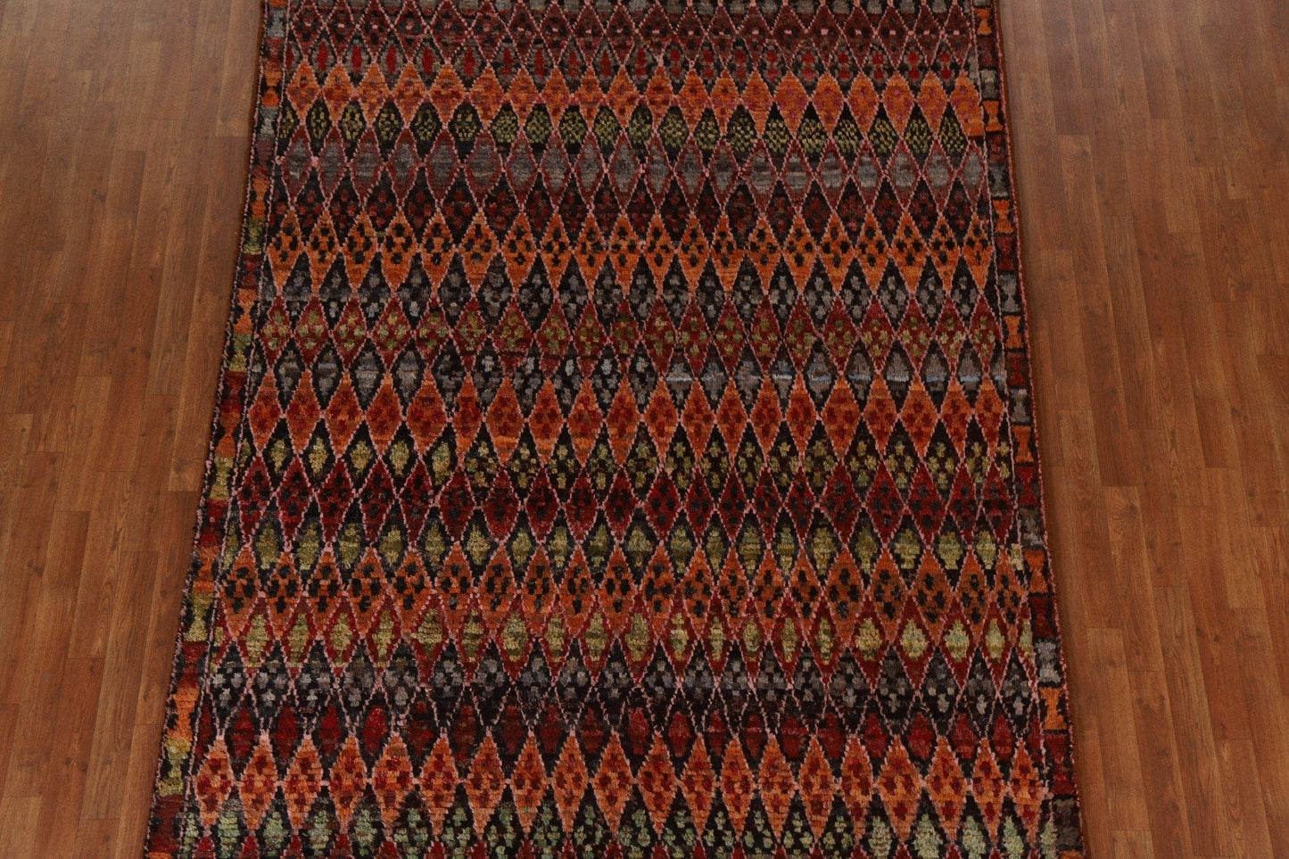 All-Over Moroccan Geometric Area Rug 7x10