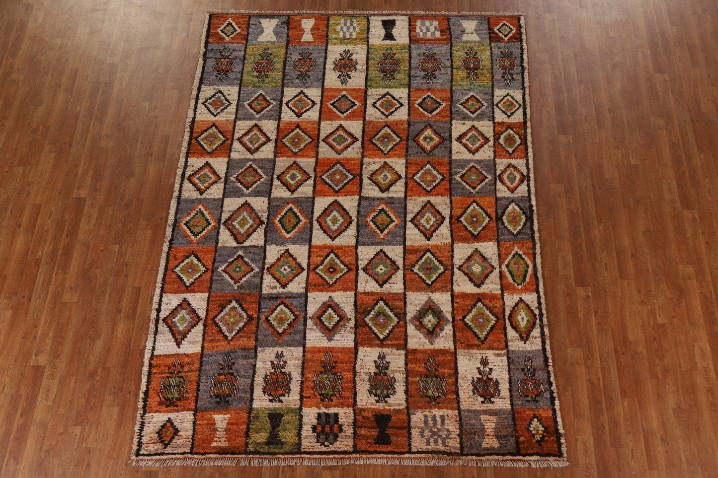 All-Over Moroccan Oriental Area Rug 7x10