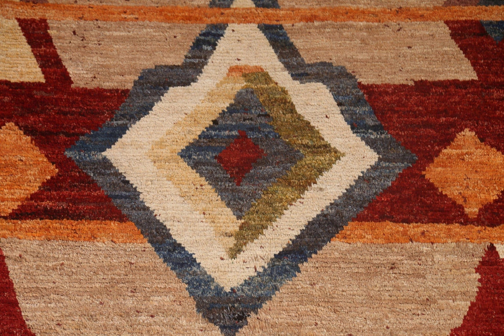 Geometric Wool Moroccan Area Rug 8x10