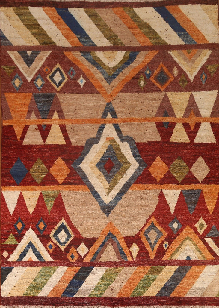 Geometric Wool Moroccan Area Rug 8x10