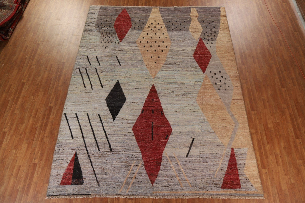 Geometric Moroccan Large Area Rug 10x14