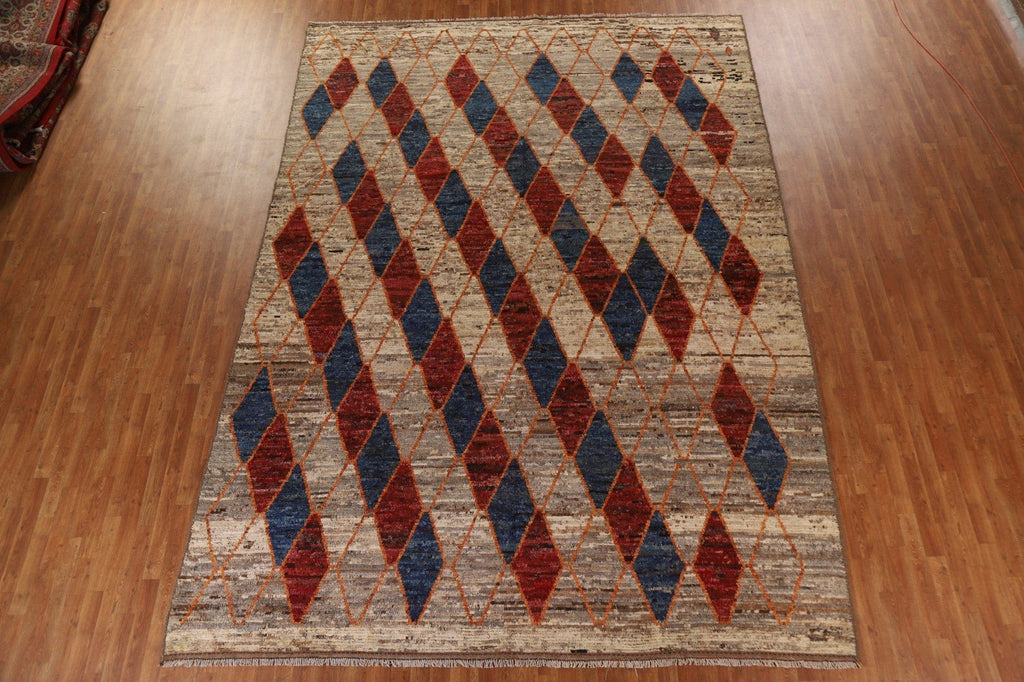 Trellis Moroccan Large Area Rug 10x14