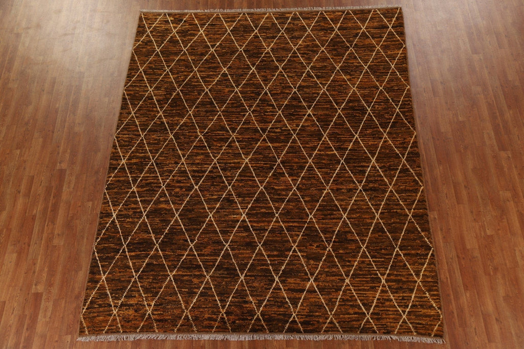 Trellis Moroccan Wool Area Rug 8x10