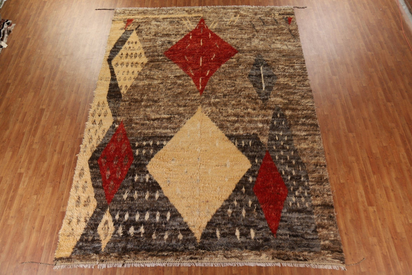 Tribal Moroccan Berber Large Area Rug 10x14