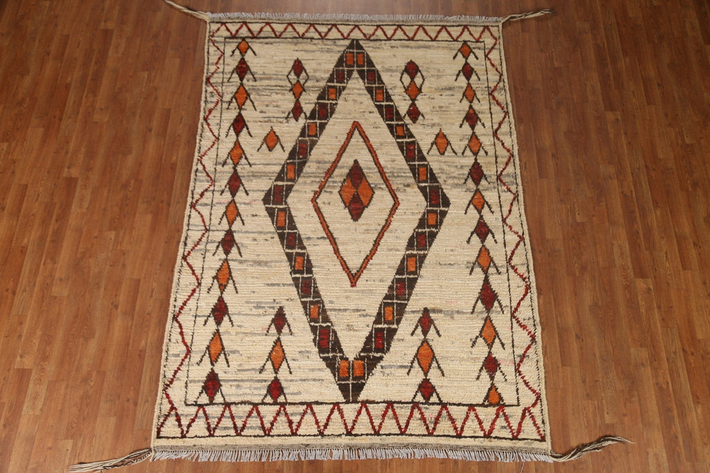 Tribal Moroccan Geometric Area Rug 6x8