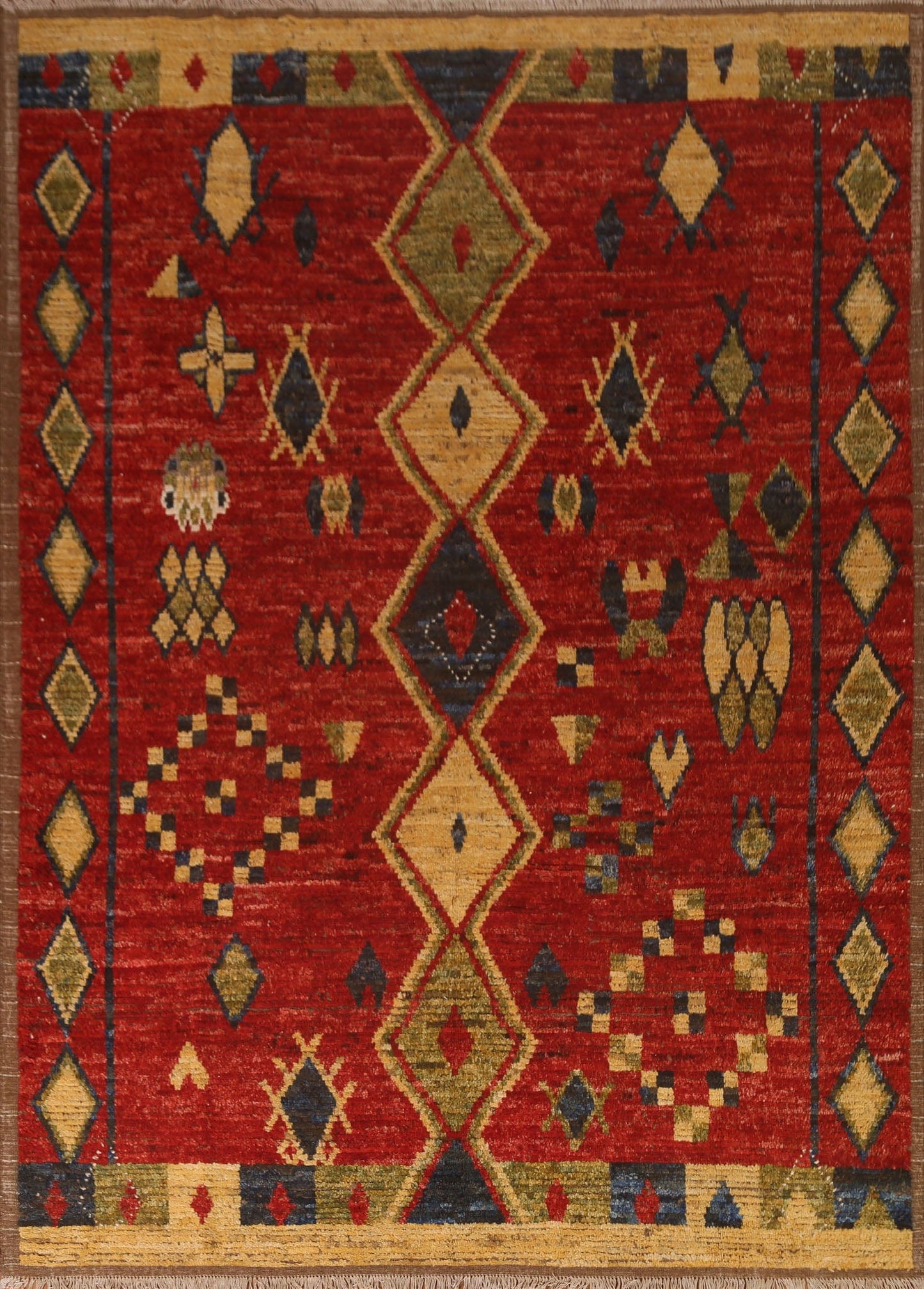 Tribal Moroccan Oriental Area Rug 8x10