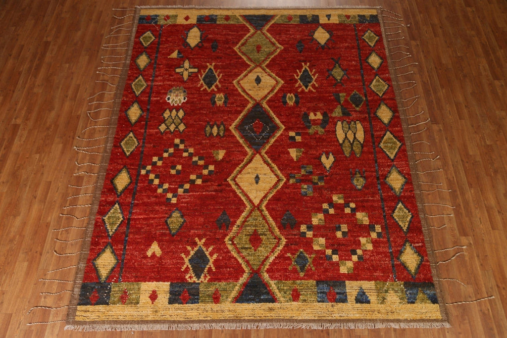 Tribal Moroccan Oriental Area Rug 8x10