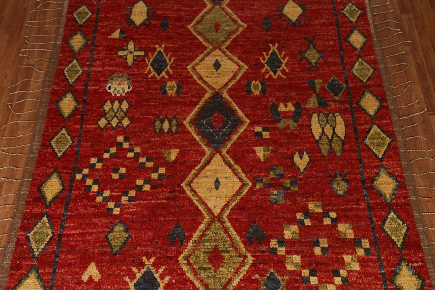 Tribal Moroccan Oriental Area Rug 8x10