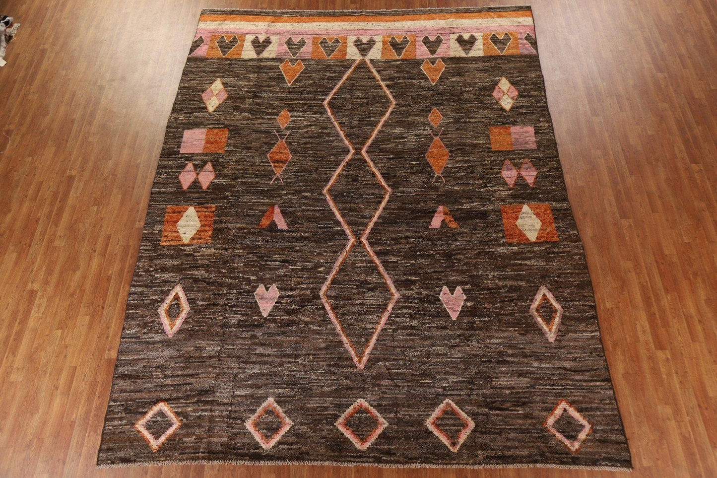 Tribal Moroccan Wool Area Rug 10x13