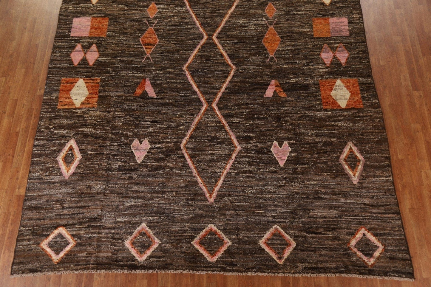 Tribal Moroccan Wool Area Rug 10x13