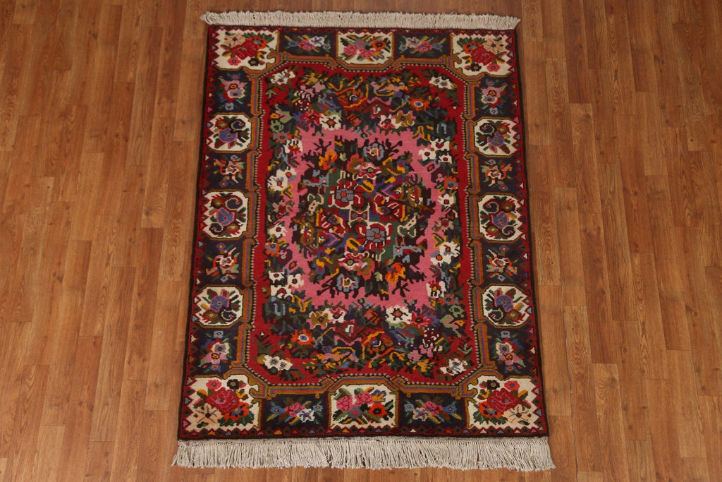 Victorian Style Bakhtiari Persian Area Rug 4x5