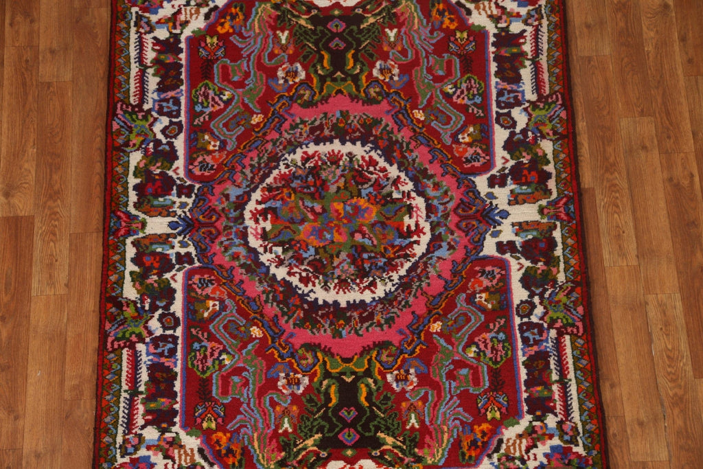 Handmade Bakhtiari Persian Area Rug 4x5