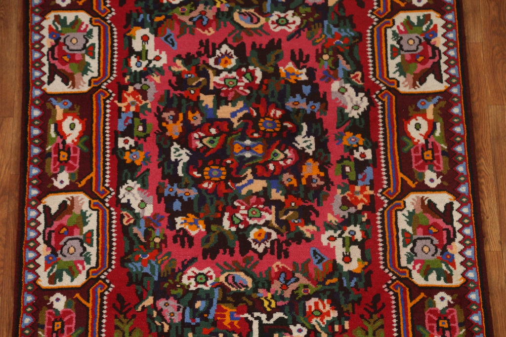 Victorian Style Bakhtiari Persian Area Rug 4x5