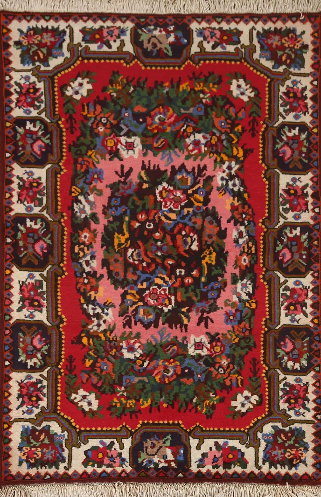 Bakhtiari Persian Area Rug 4x5