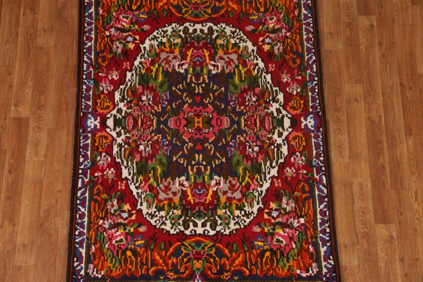 Victorian Style Bakhtiari Persian Area Rug 4x5