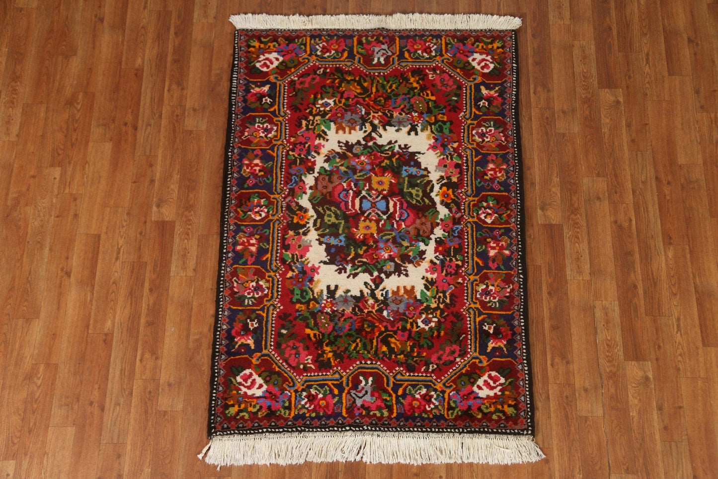 Floral Bakhtiari Persian Area Rug 3x5