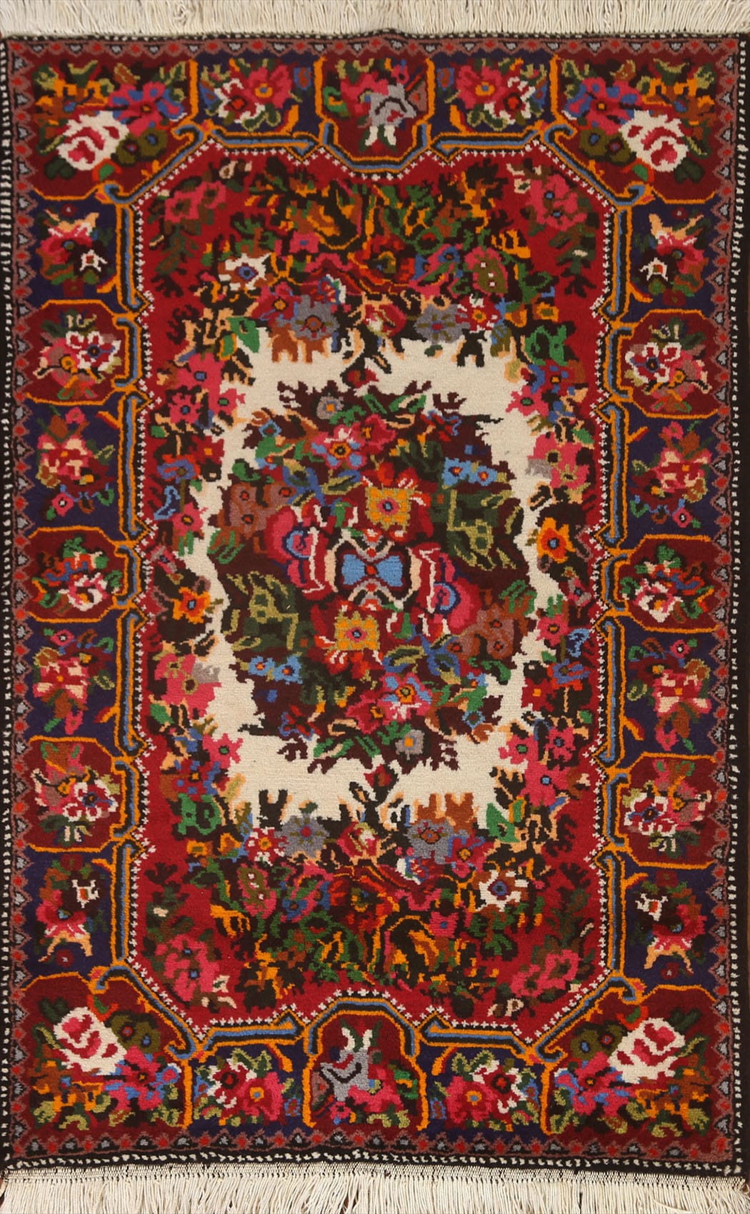 Floral Bakhtiari Persian Area Rug 3x5