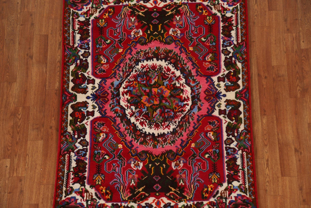 Floral Bakhtiari Persian Area Rug 4x5