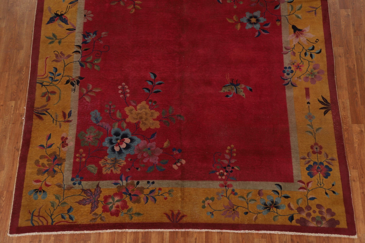 Vegetable Dye Art Deco Nichols Oriental Area Rug 8x9