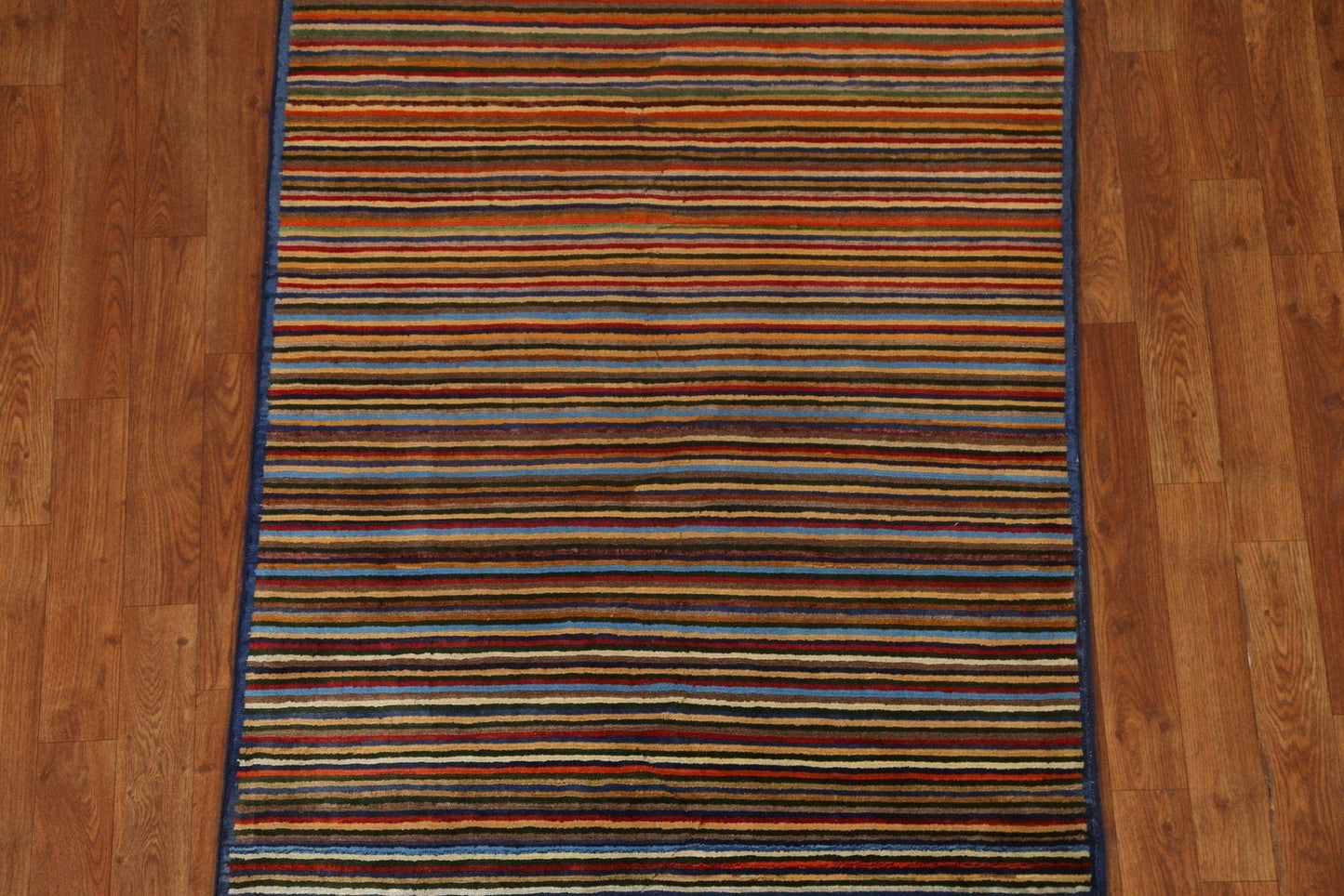 Modern Gabbeh Kashkoli Wool Area Rug 3x5