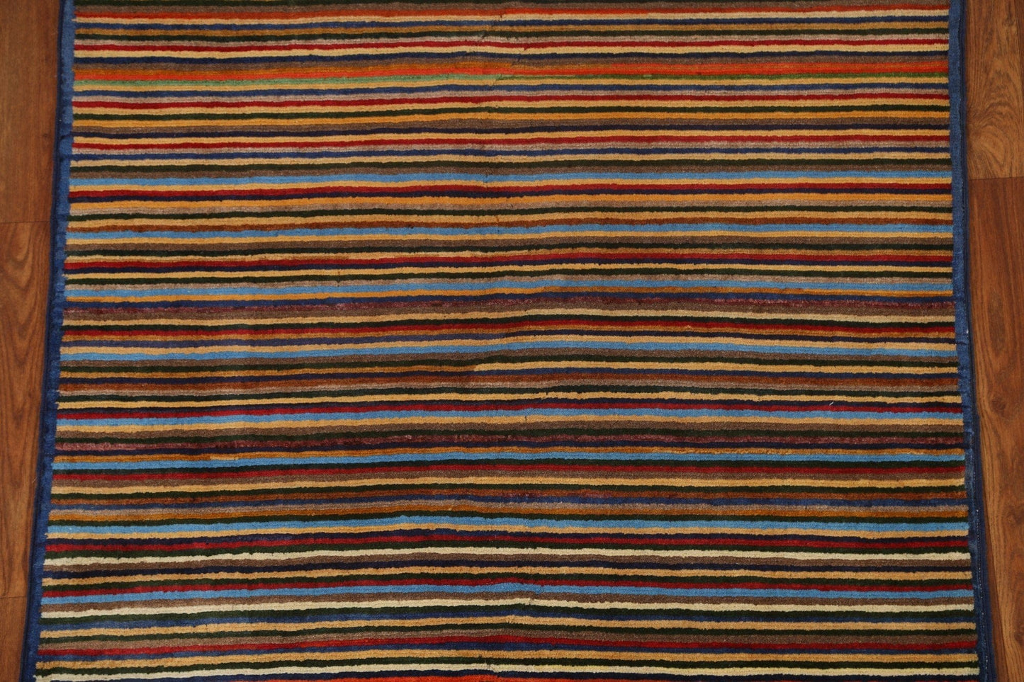 Modern Gabbeh Kashkoli Wool Area Rug 3x5