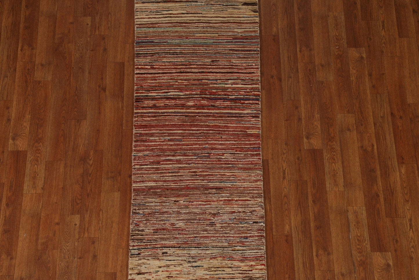 Stripe Gabbeh Kashkoli Runner Rug 2x6