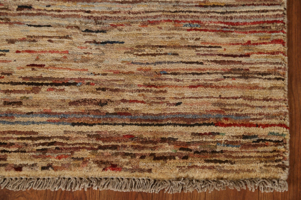 Stripe Gabbeh Kashkoli Runner Rug 2x6