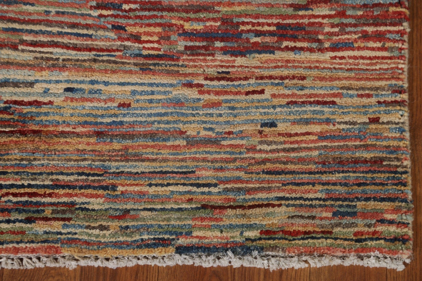 Striped Gabbeh Kashkoli Oriental Runner Rug 2x6