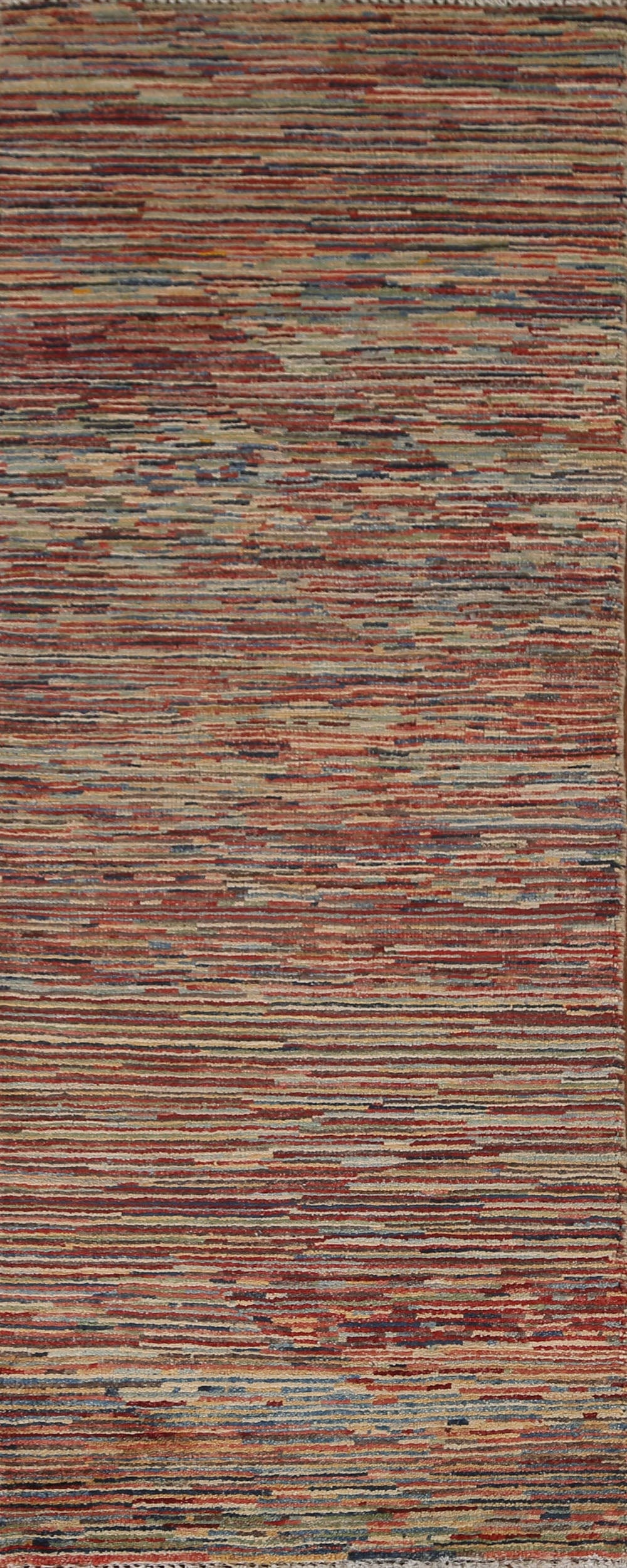 Striped Gabbeh Kashkoli Oriental Runner Rug 2x6