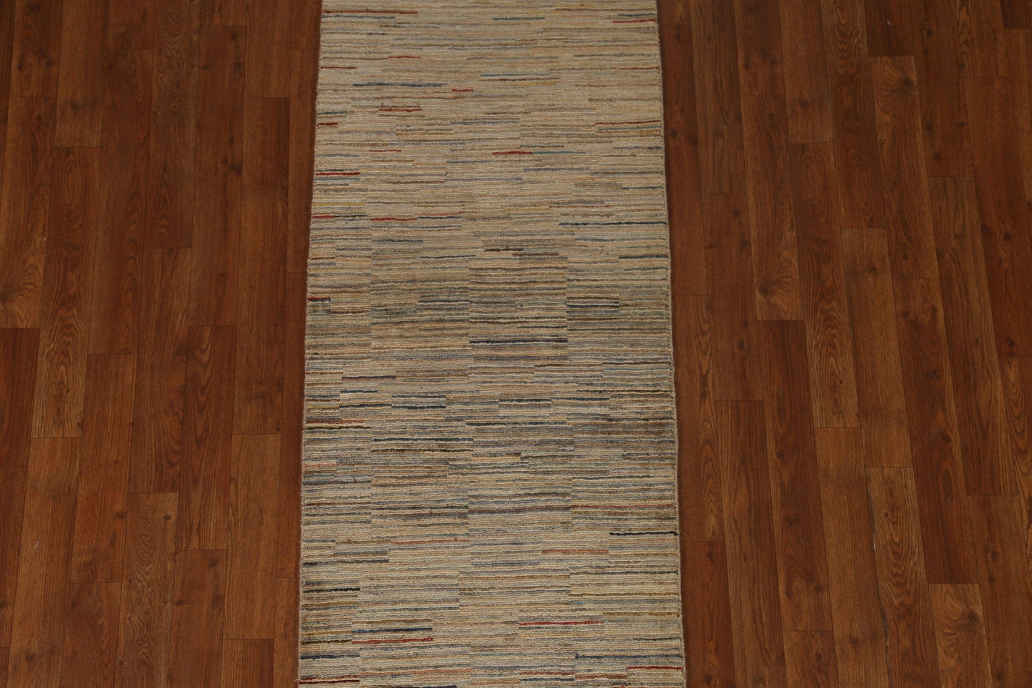 Wool Gabbeh Kashkoli Striped Runner Rug 2x6