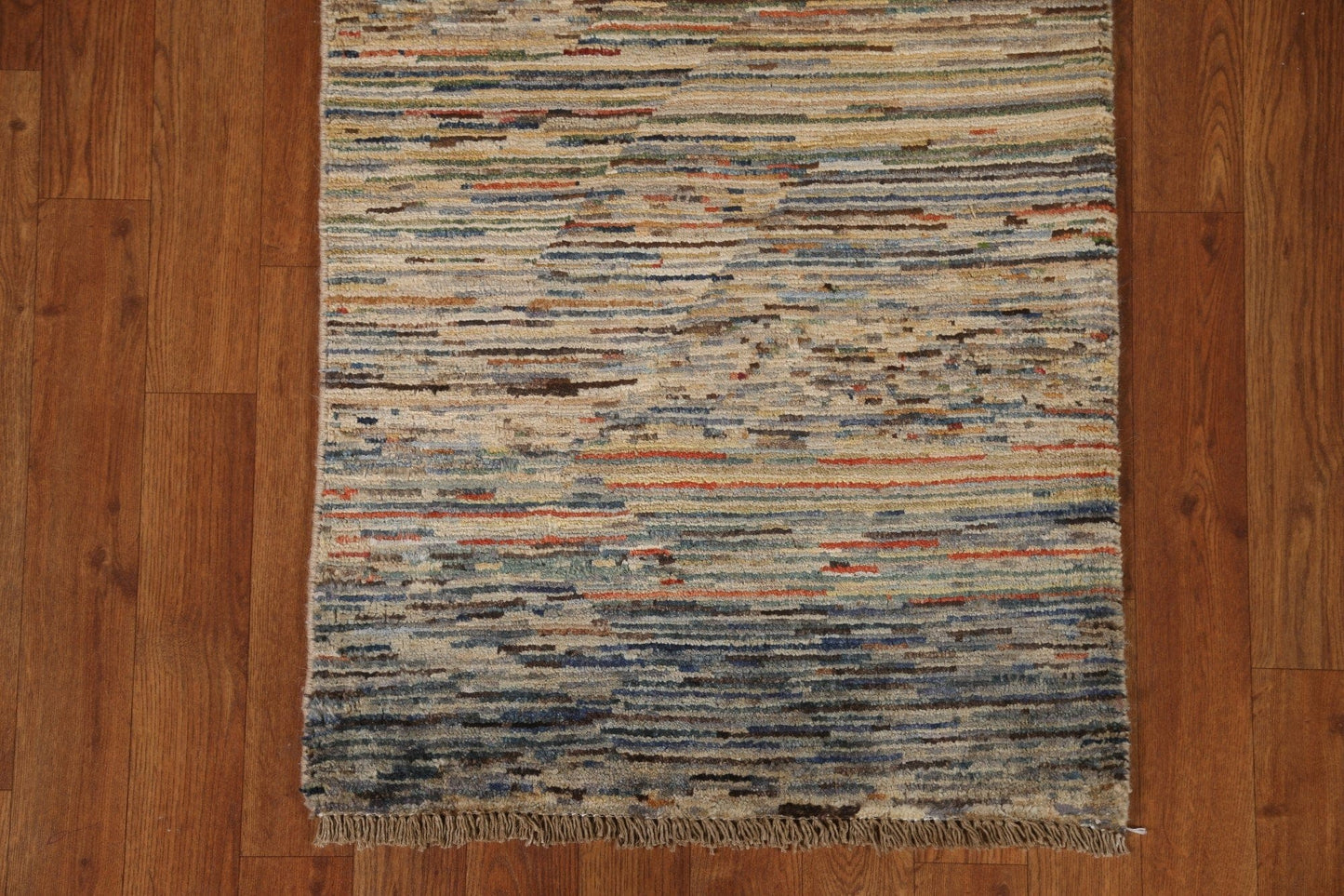 Striped Gabbeh Kashkoli Runner Rug 2x6