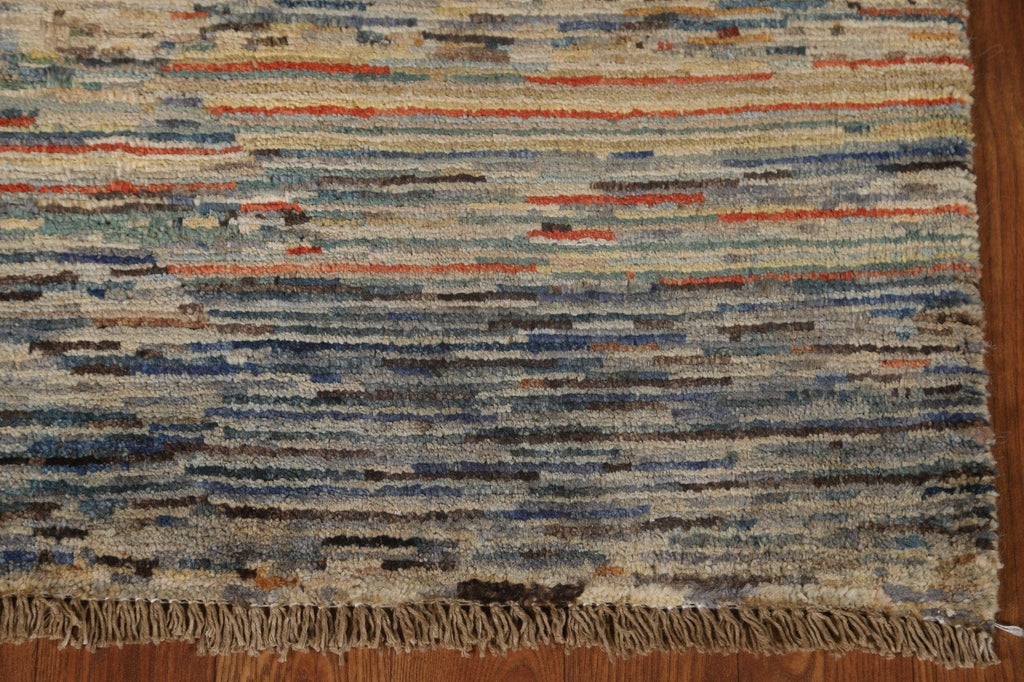 Striped Gabbeh Kashkoli Runner Rug 2x6