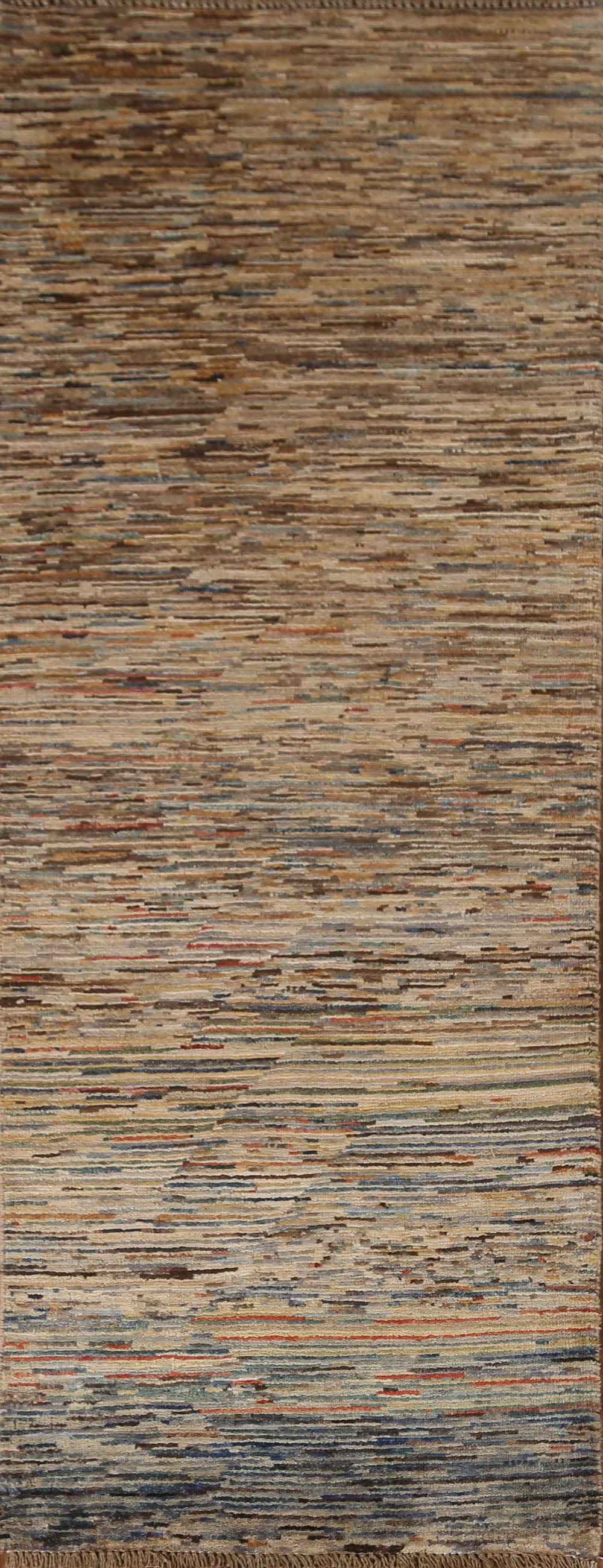 Striped Gabbeh Kashkoli Runner Rug 2x6