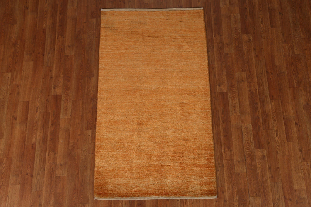 Modern Gabbeh Kashkoli Oriental Area Rug 3x5