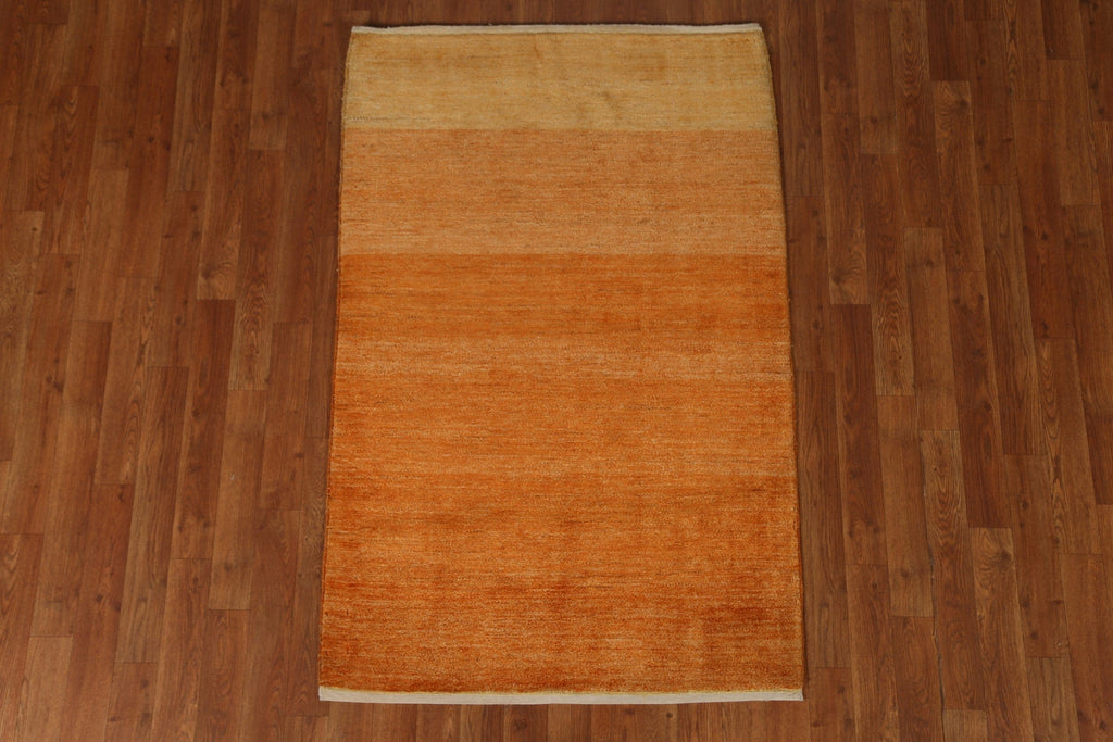 Contemporary Gabbeh Kashkoli Area Rug 3x5