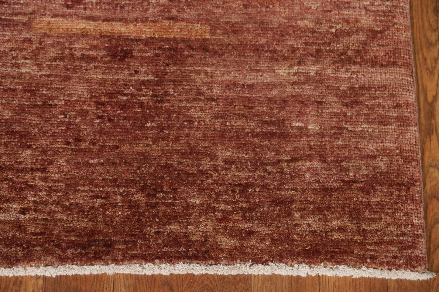 Copper Color Gabbeh Kashkoli Runner Rug 2x6