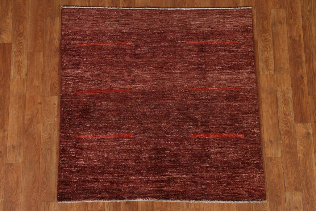 Copper Color Kashkoli Square Area Rug 3x3