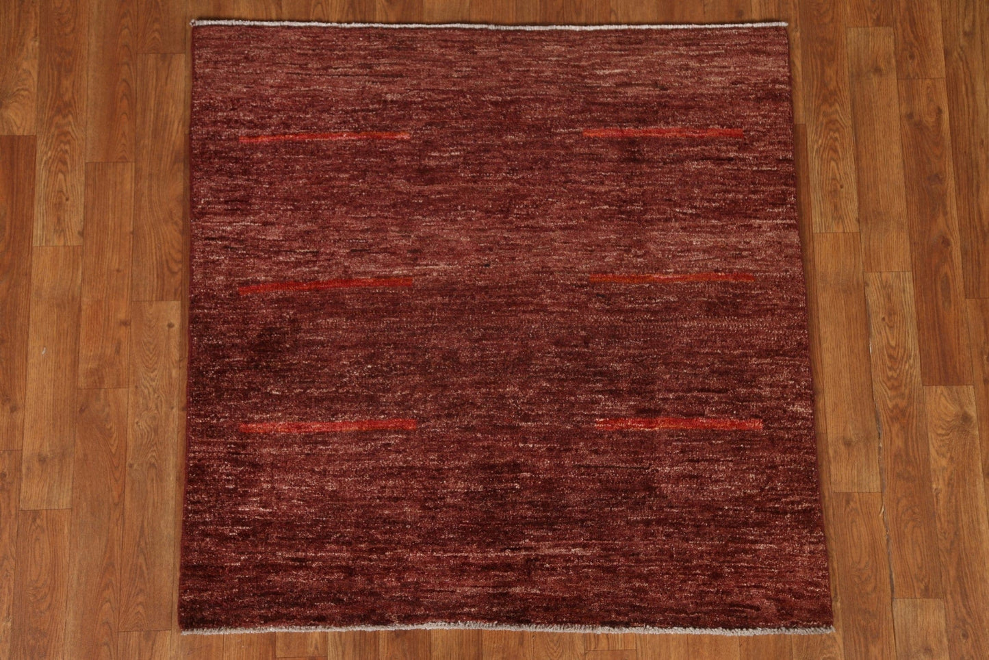 Copper Color Kashkoli Square Area Rug 3x3