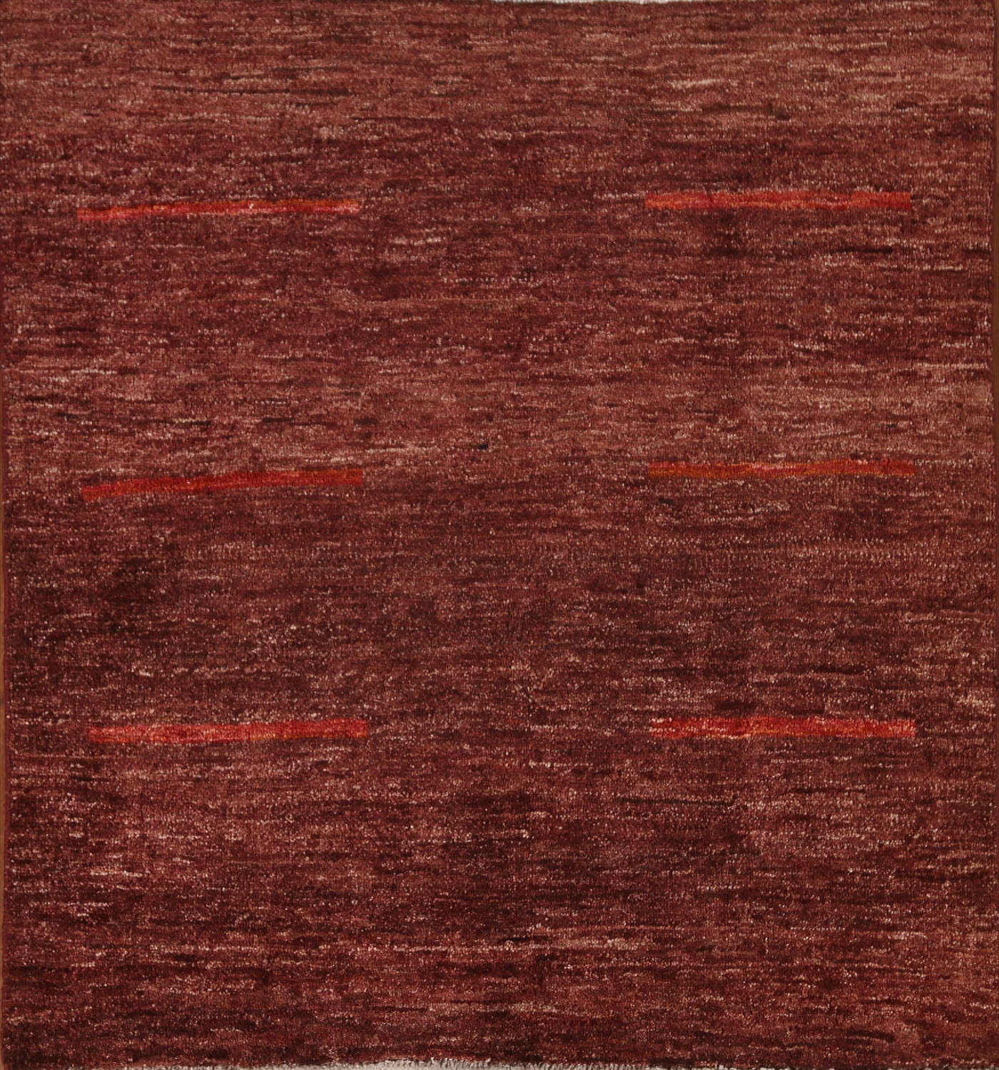 Copper Color Kashkoli Square Area Rug 3x3