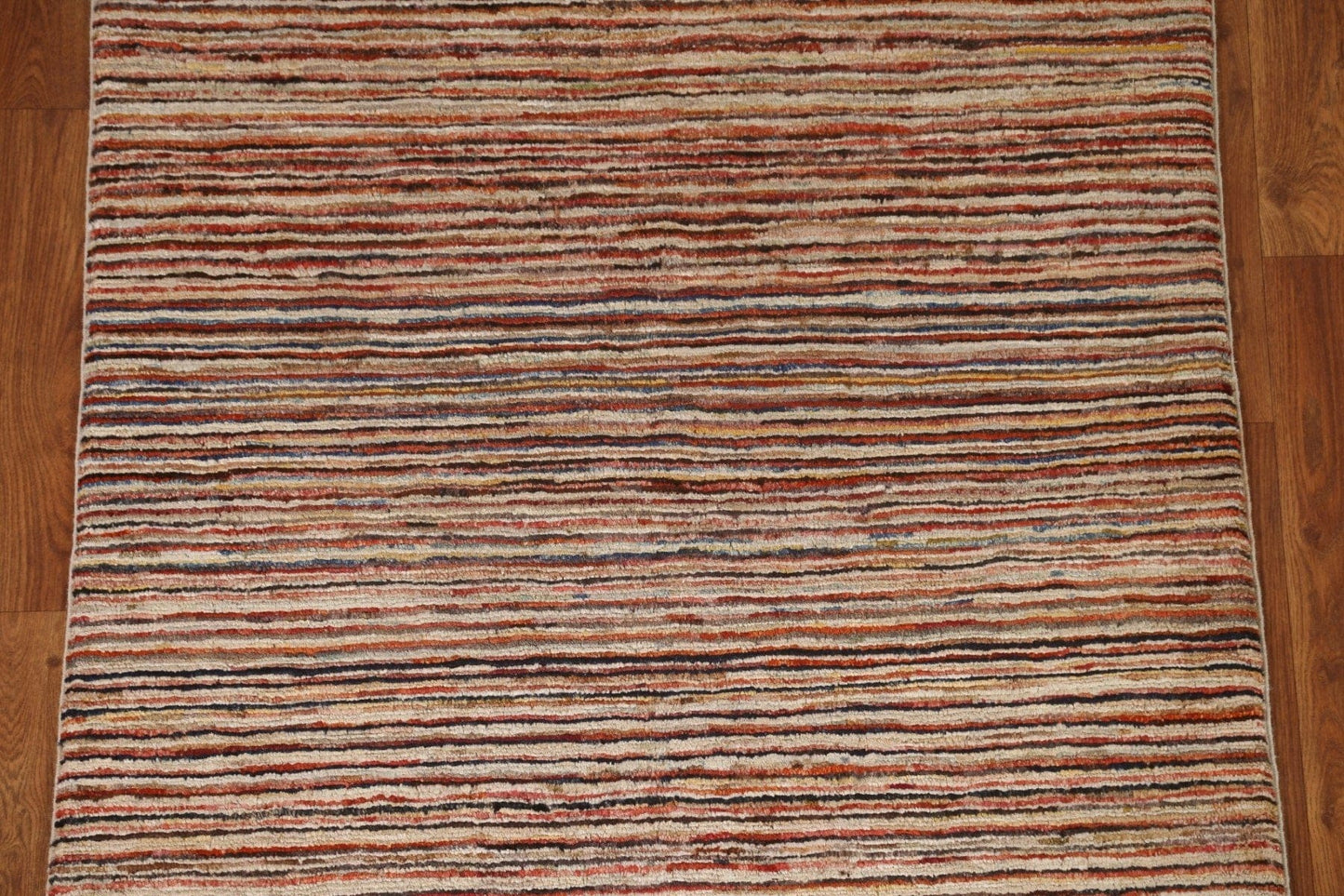 Striped Gabbeh Kashkoli Oriental Area Rug 3x5