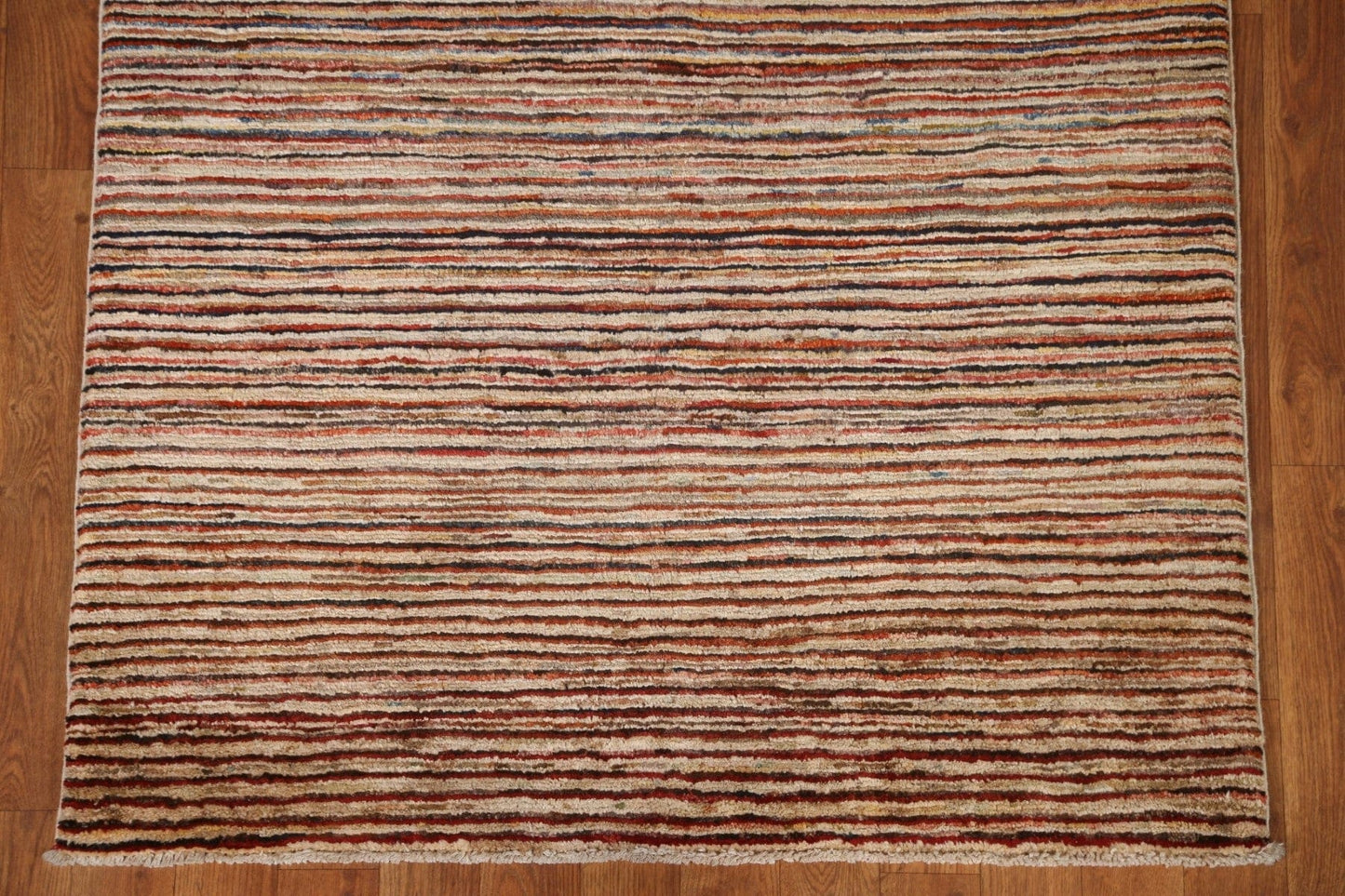 Striped Gabbeh Kashkoli Oriental Area Rug 3x5